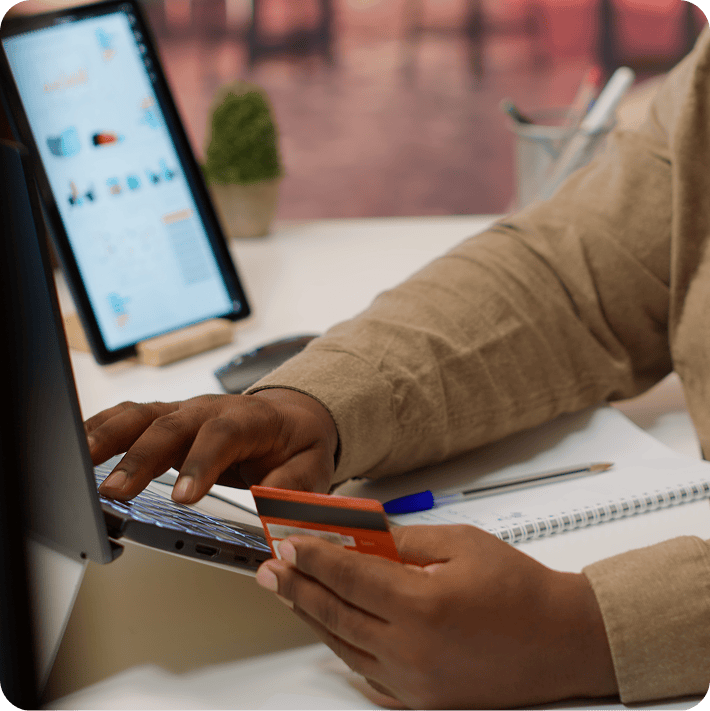 successful-freelancer-does-online-shopping-with-his-credit-card